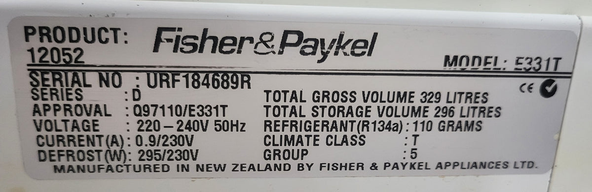 Fisher&Paykel 329L Refrigerator Cheap World Online
