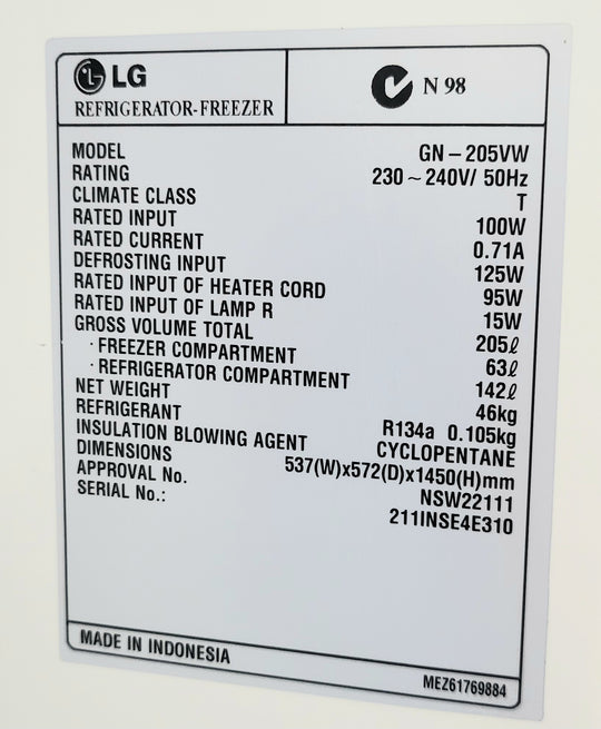 LG 205L Refrigerator Cheap World Online