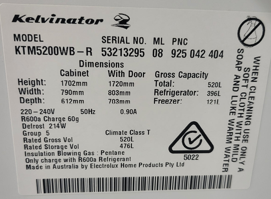 Kelvinator 520L Refrigerator Cheap World Online