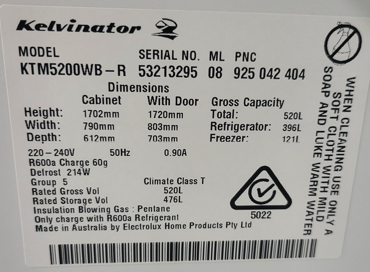 Kelvinator 520L Refrigerator Cheap World Online