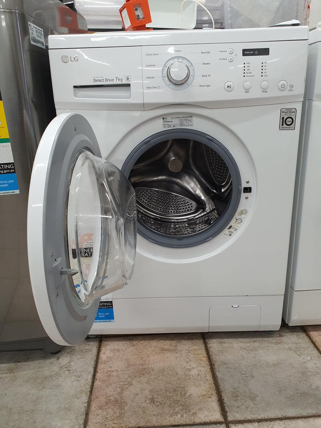 Lg 7 kg front loader washing machine Cheap World Online