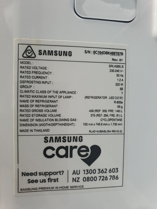 Samsung 458L Refrigerator Cheap World Online