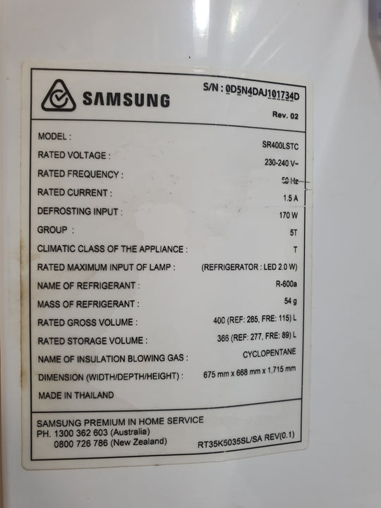 Samsung 400L Refrigerator Cheap World Online