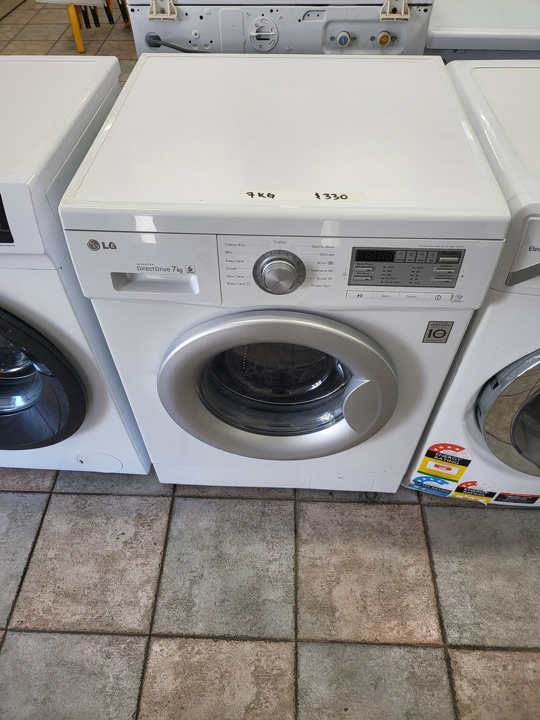 Lg 7kg front loader washing machine Cheap World Online