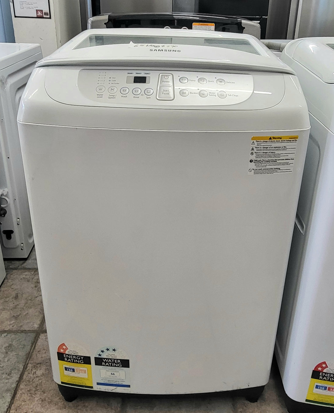 Samsung 6.5 kg top loader washing machine Cheap World Online