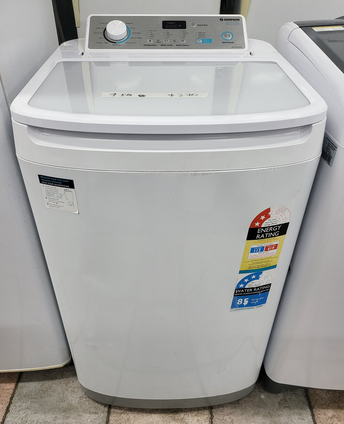 Simpson 7 kg top loader washing machine Cheap World Online