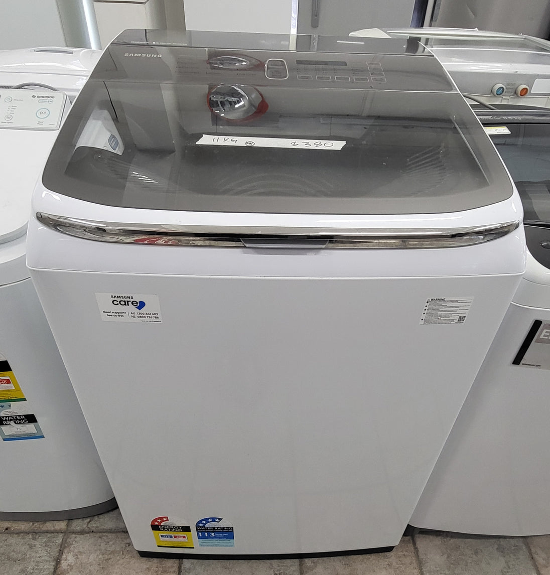 Samsung 11 kg top loader washing machine Cheap World Online