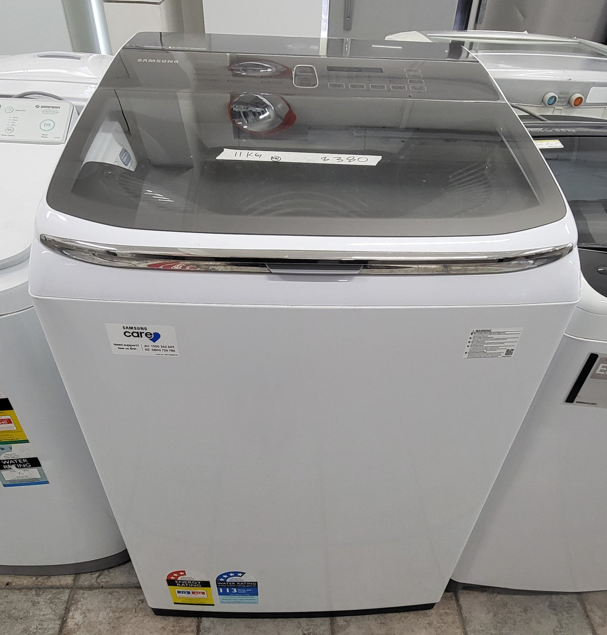 Samsung 11 kg top loader washing machine Cheap World Online