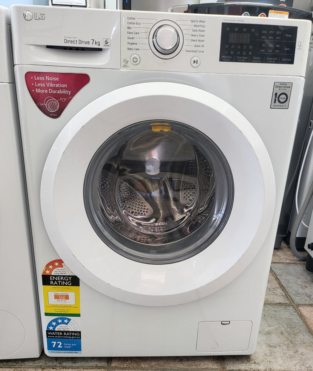 LG 7kg front loader washing machine Cheap World Online