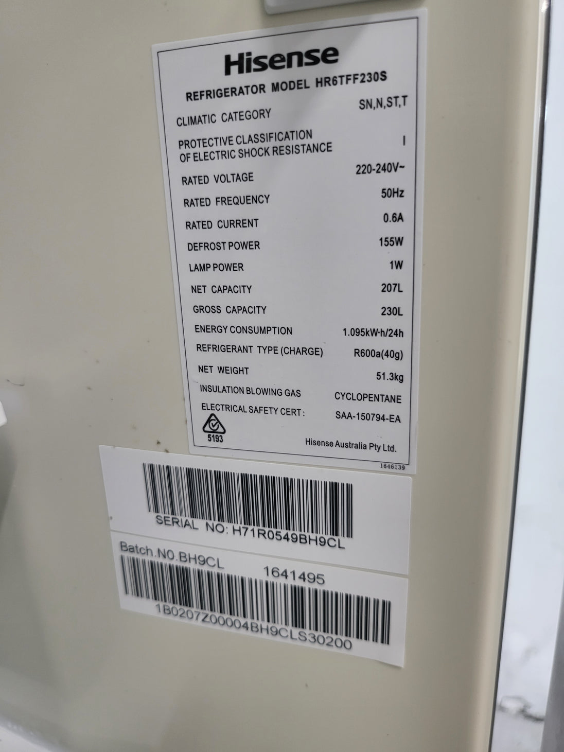 Hisense 230L Refrigerator Cheap World Online