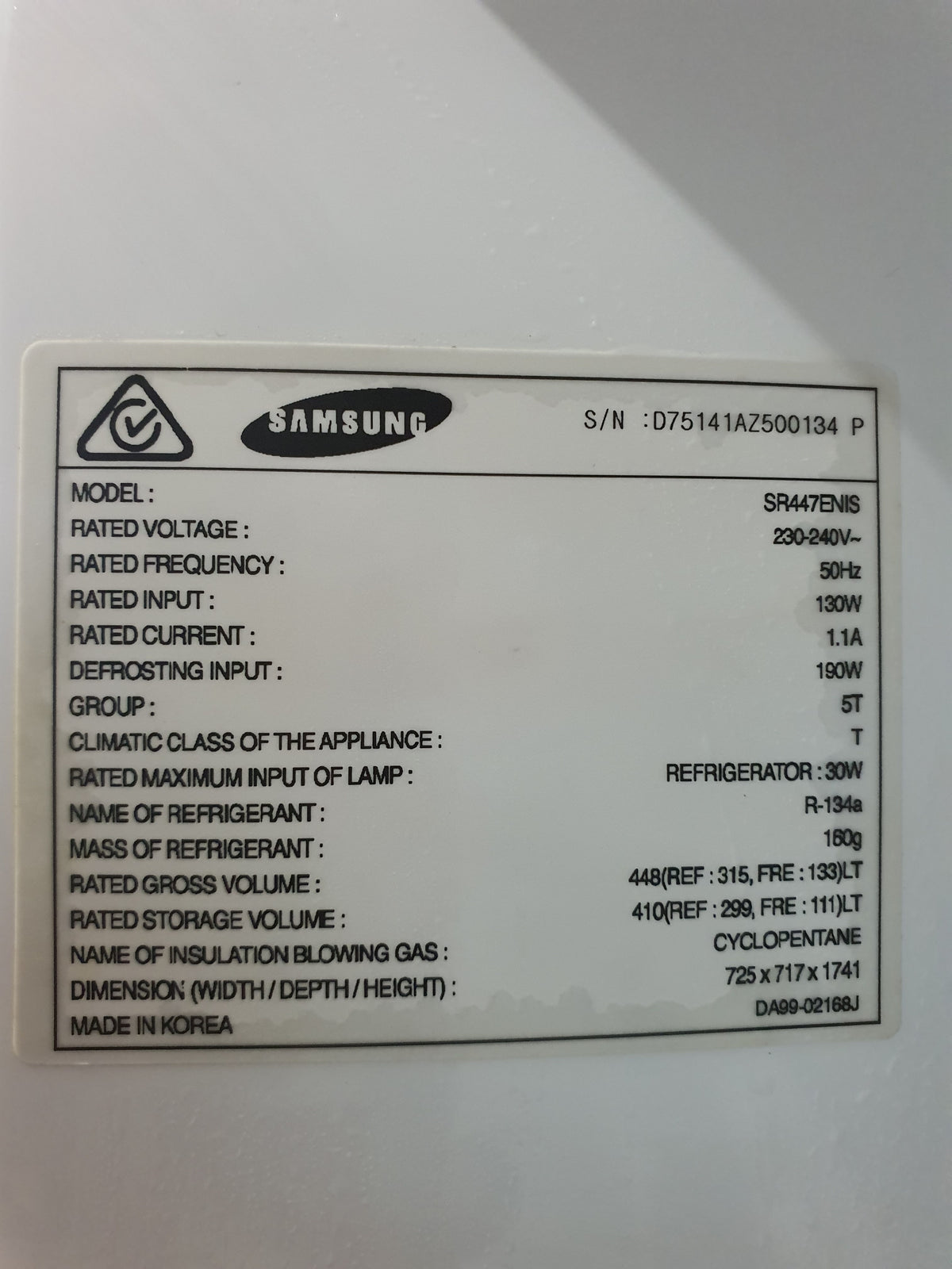 Samsung 448L Refrigerator Cheap World Online