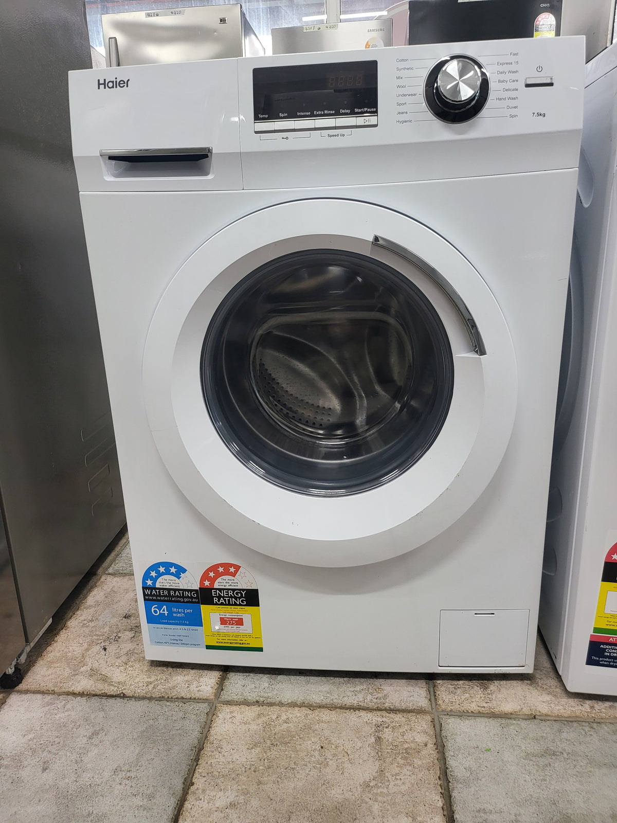 Haier 7.5 kg front loader washing machine Cheap World Online