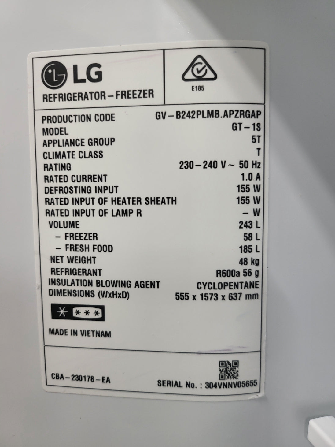 Lg 243L Refrigerator Cheap World Online