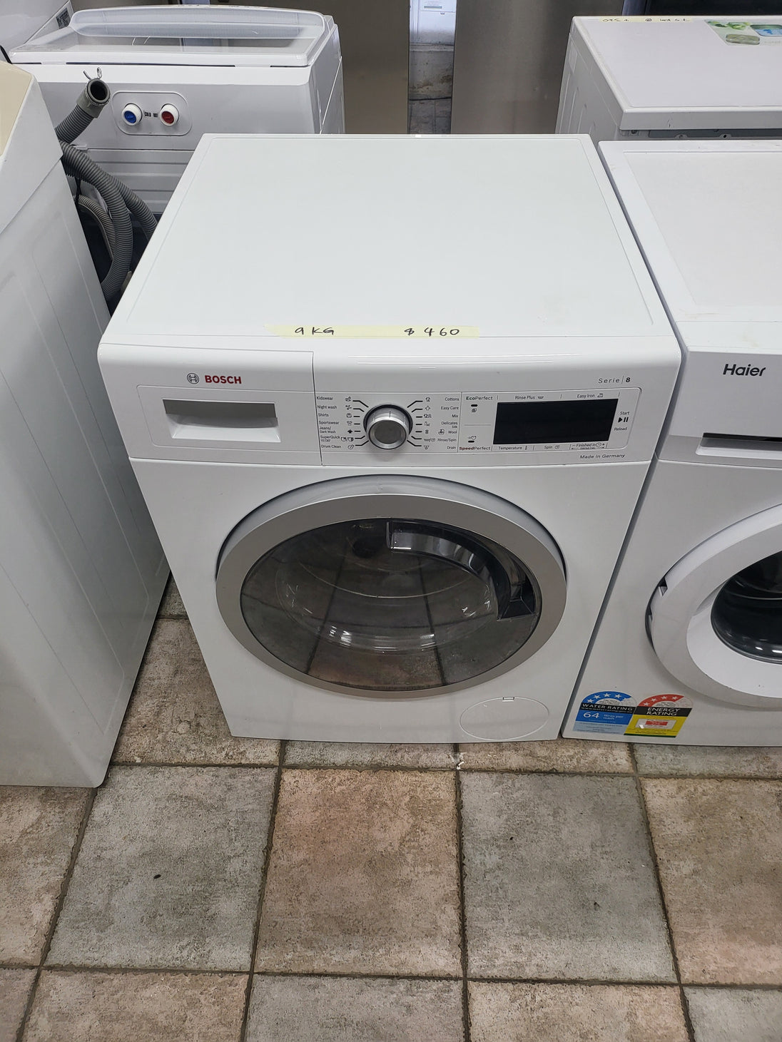 Bosch 9 kg front loader washing machine Cheap World Online