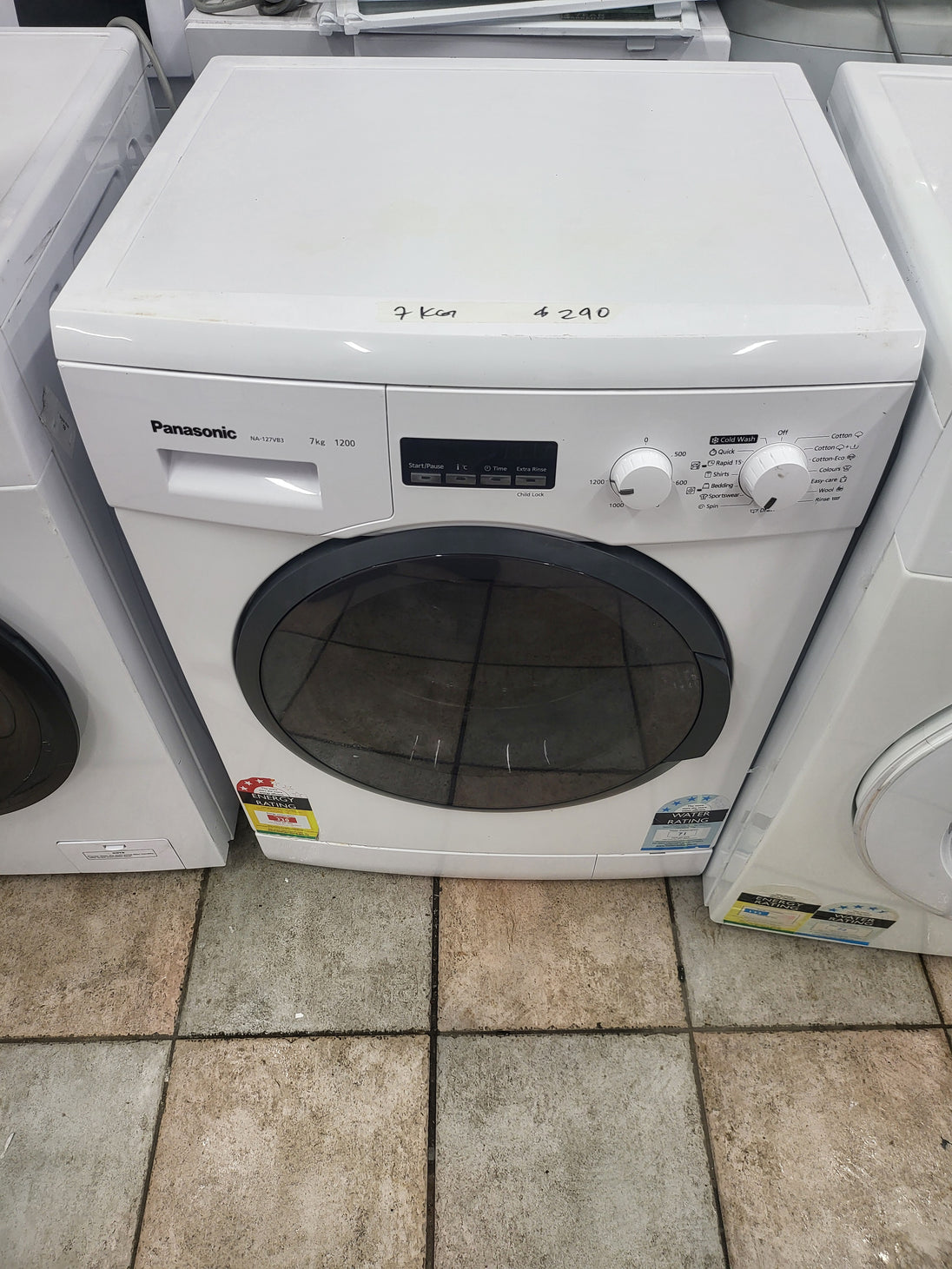 Panasonic 7 kg front loader washing machine Cheap World Online