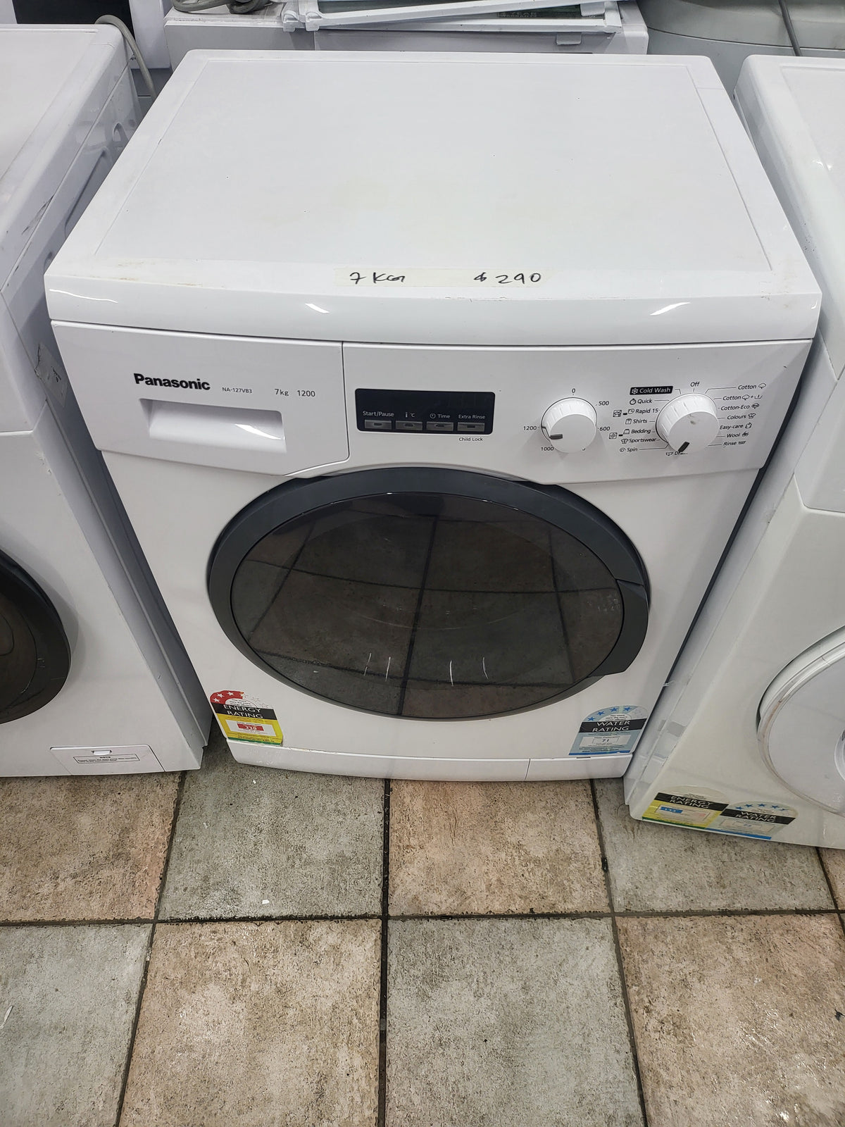 Panasonic 7 kg front loader washing machine Cheap World Online
