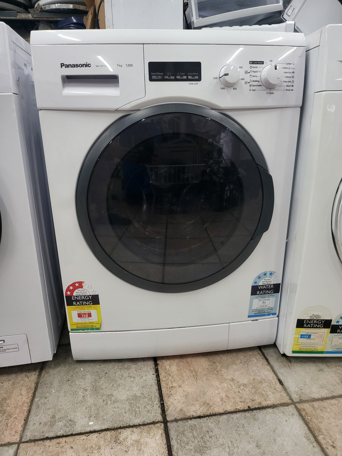 Panasonic 7 kg front loader washing machine Cheap World Online