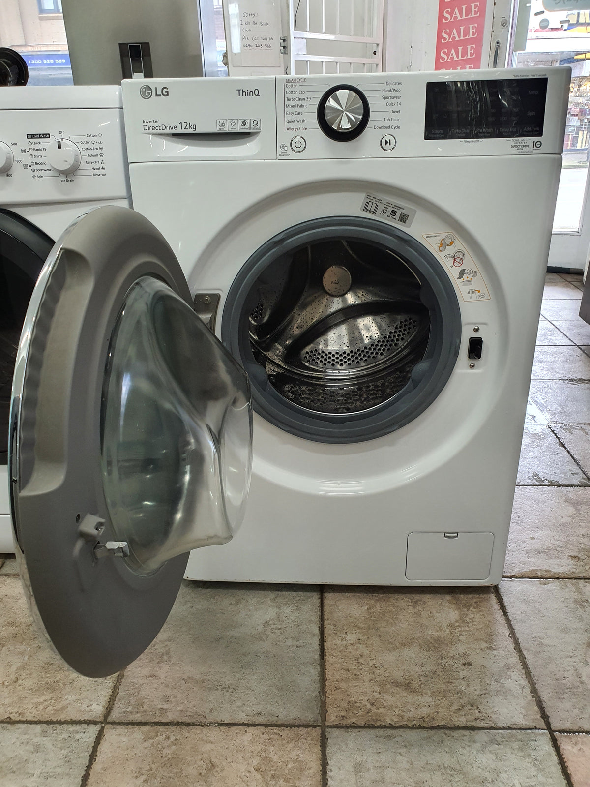 LG 12kg front loader washing machine series 9 Cheap World Online