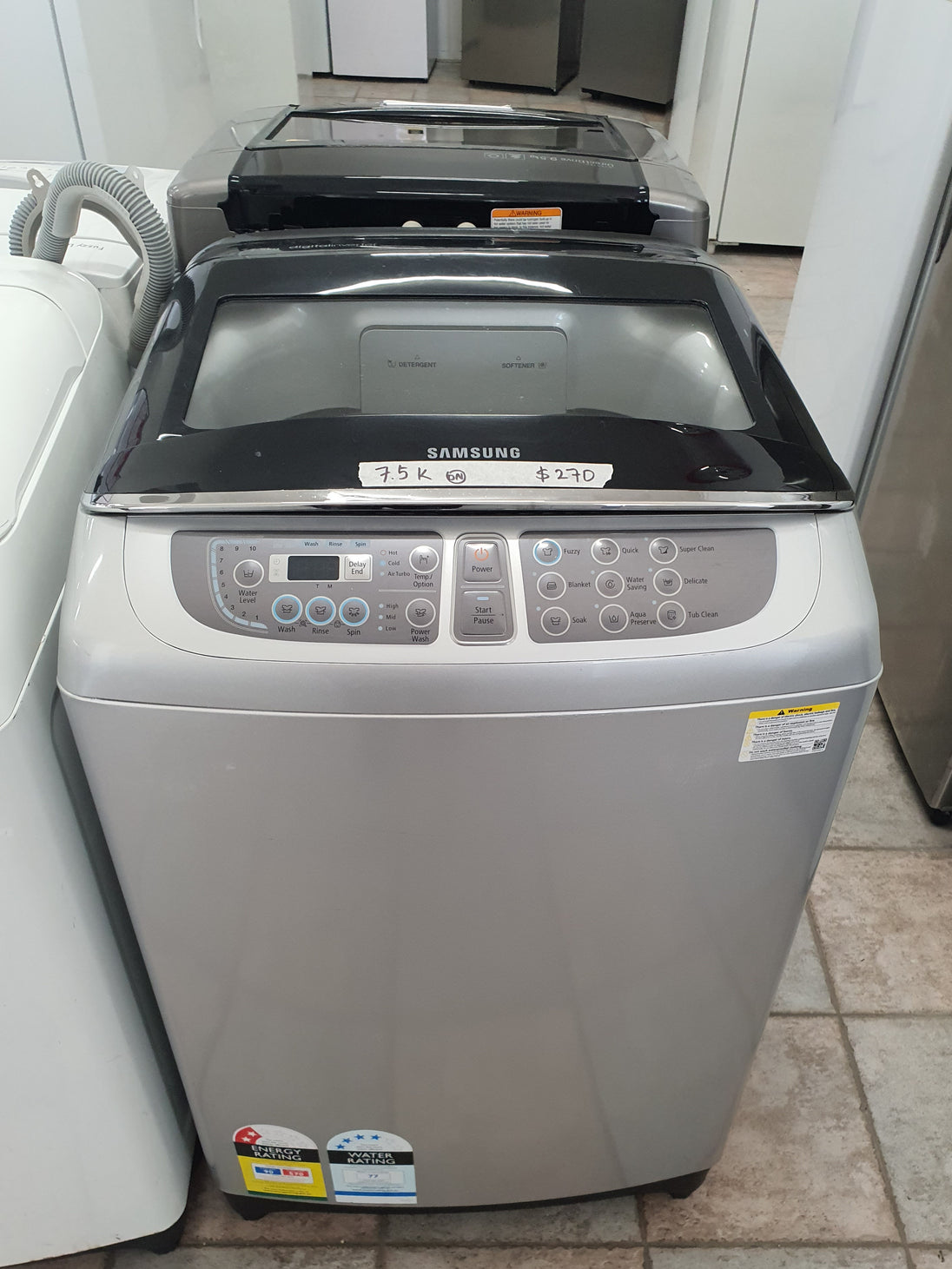 Samsung 7.5kg toploader washing machine Cheap World Online