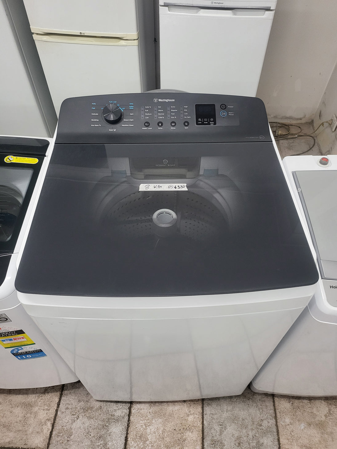Westinghouse 8 kg toploader washing machine Cheap World Online