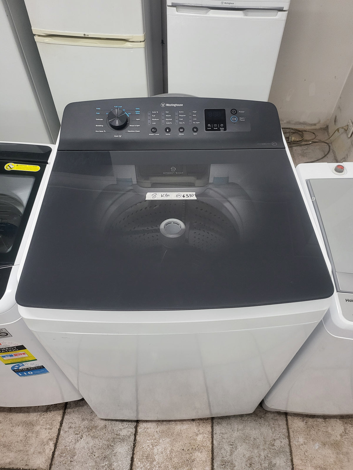 Westinghouse 8 kg toploader washing machine Cheap World Online