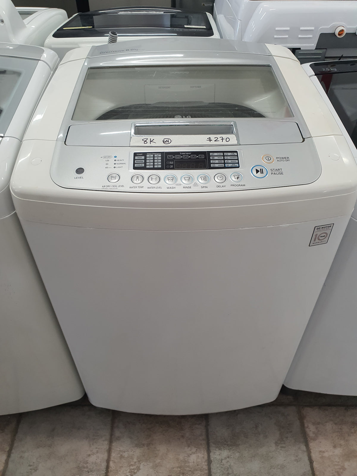 LG 8 kg top loader washing machine Cheap World Online