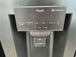 LG French Door 570 L Fridge Freezer in a Matte Black finish, featuring an integrated ice and water dispenser Cheap World Online