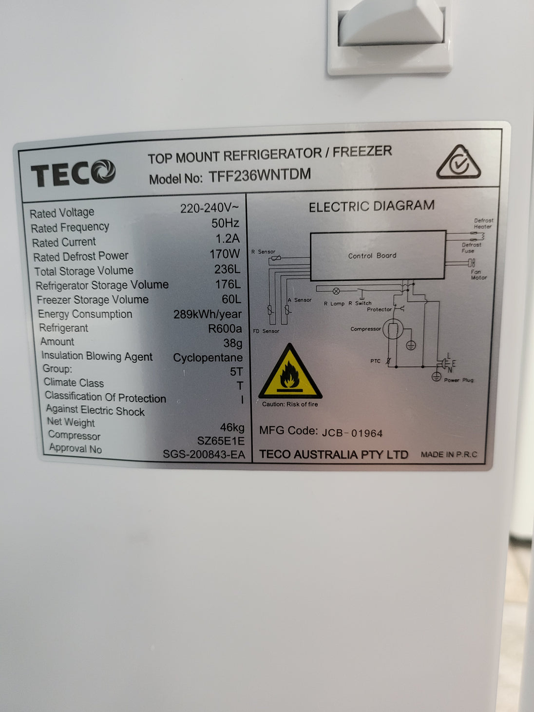 Teco 236L Refrigerator Cheap World Online