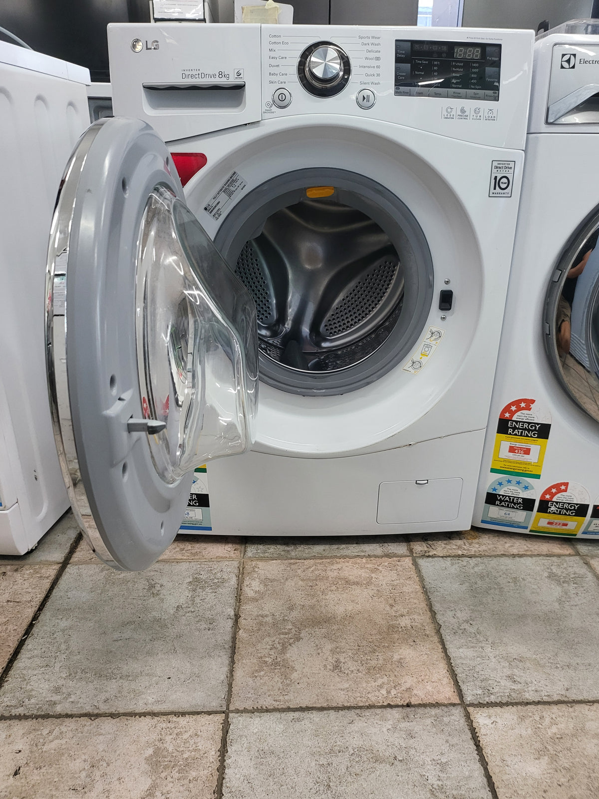 Lg 8 kg front loader washing machine Cheap World Online