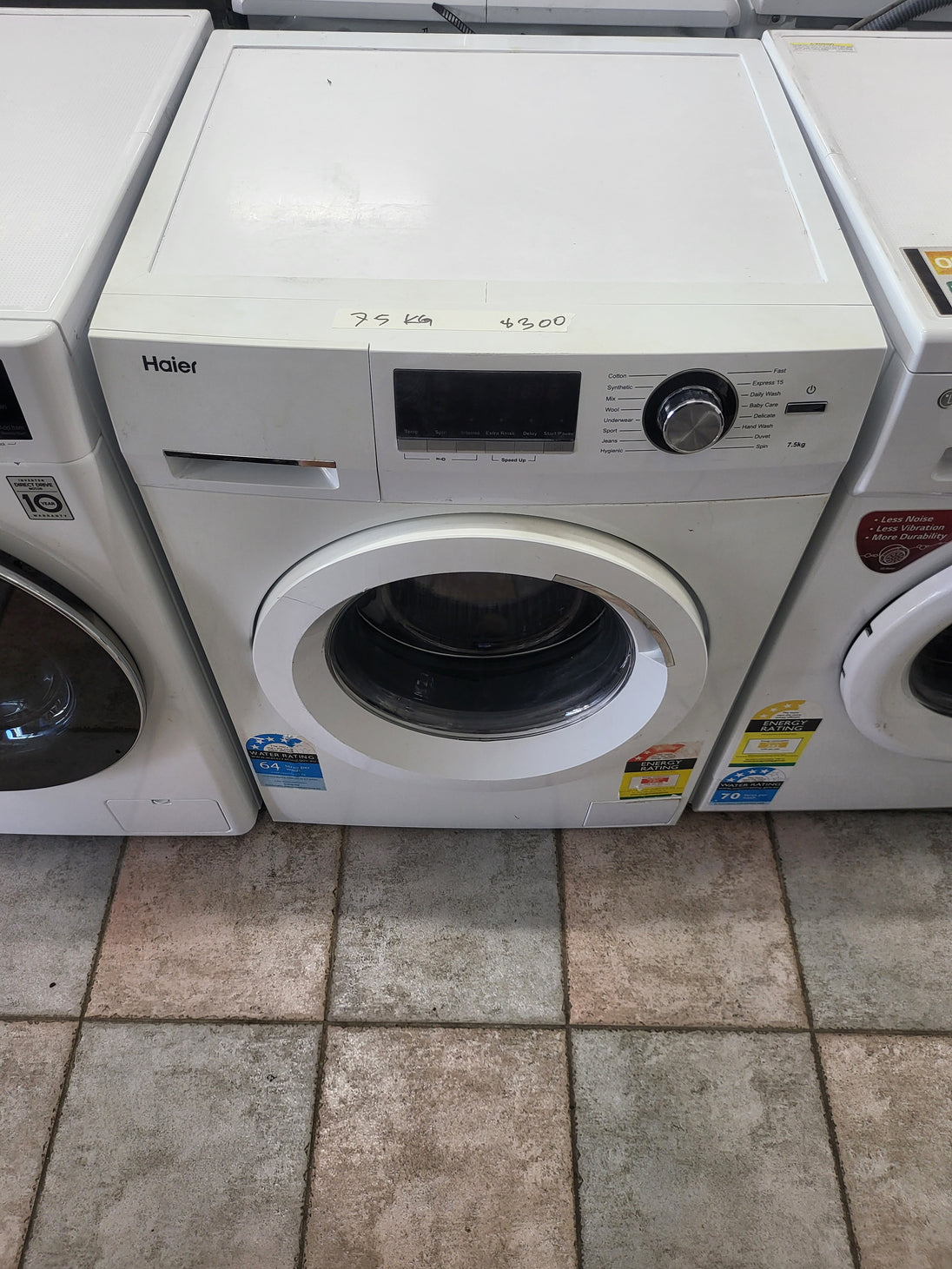 Haier 7.5kg front loader washing machine Cheap World Online