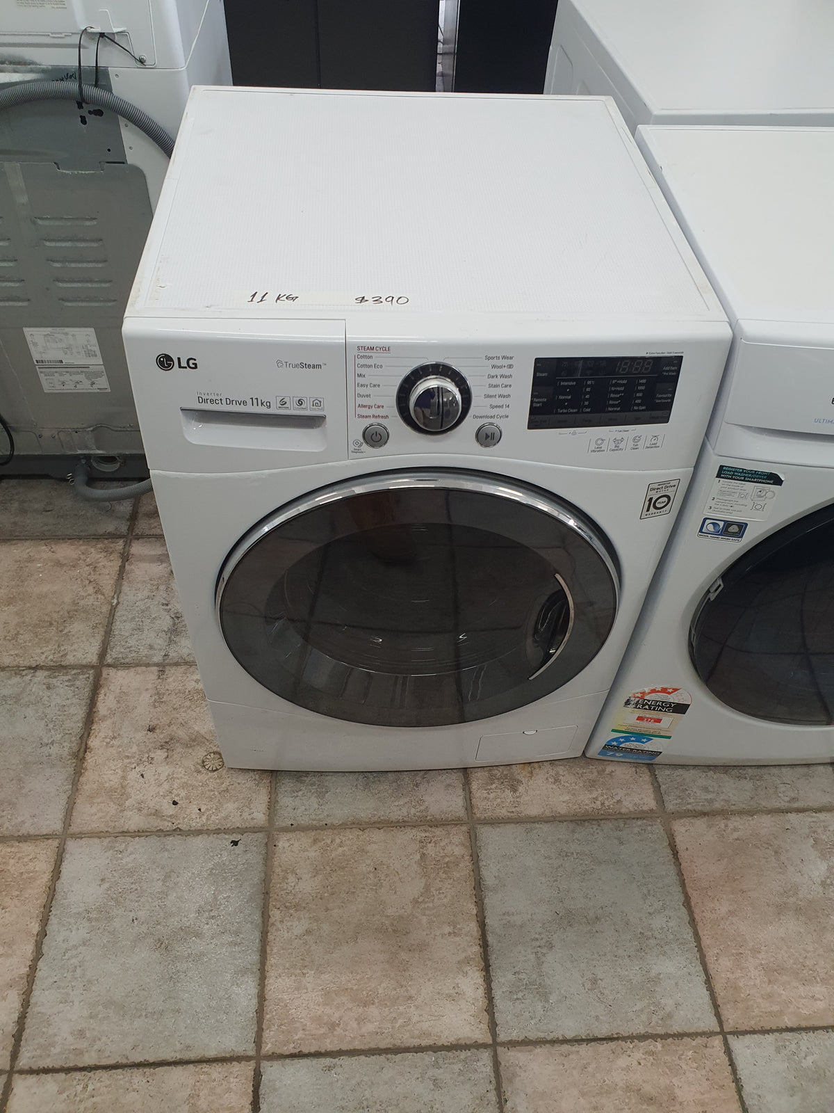 Lg 11 kg front loader washing machine Cheap World Online