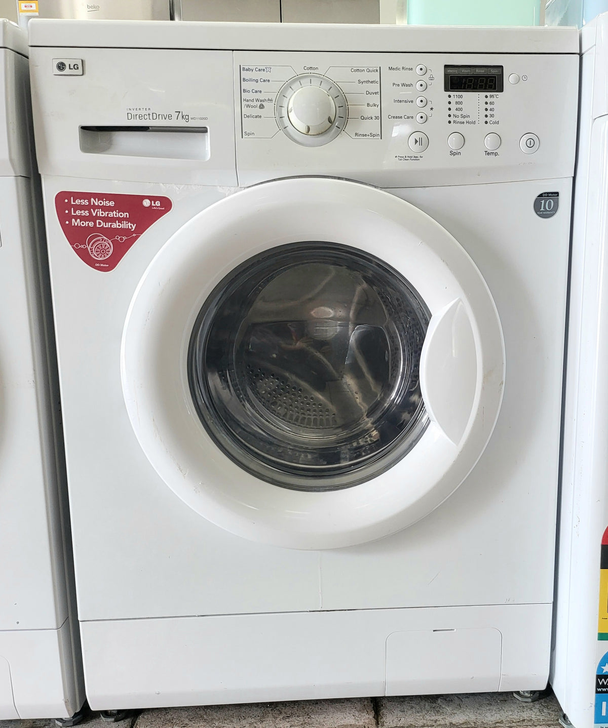 Lg 7kg front loader washing machine Cheap World Online