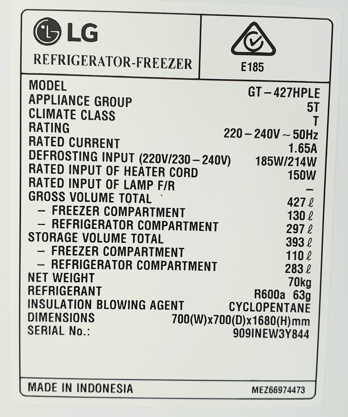 LG 427L Refrigerator Cheap World Online