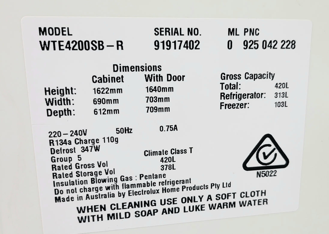 Westinghouse 420L Refrigerator Cheap World Online
