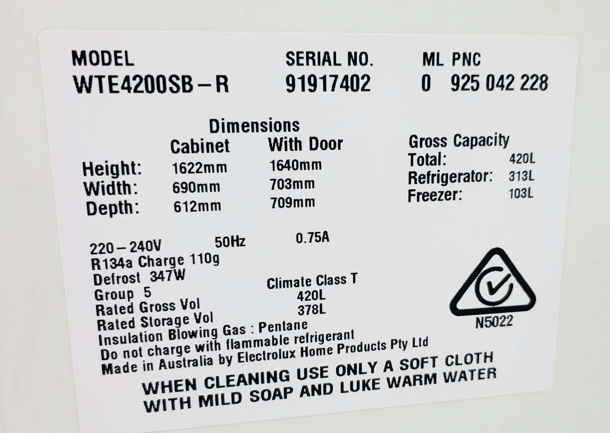 Westinghouse 420L Refrigerator Cheap World Online