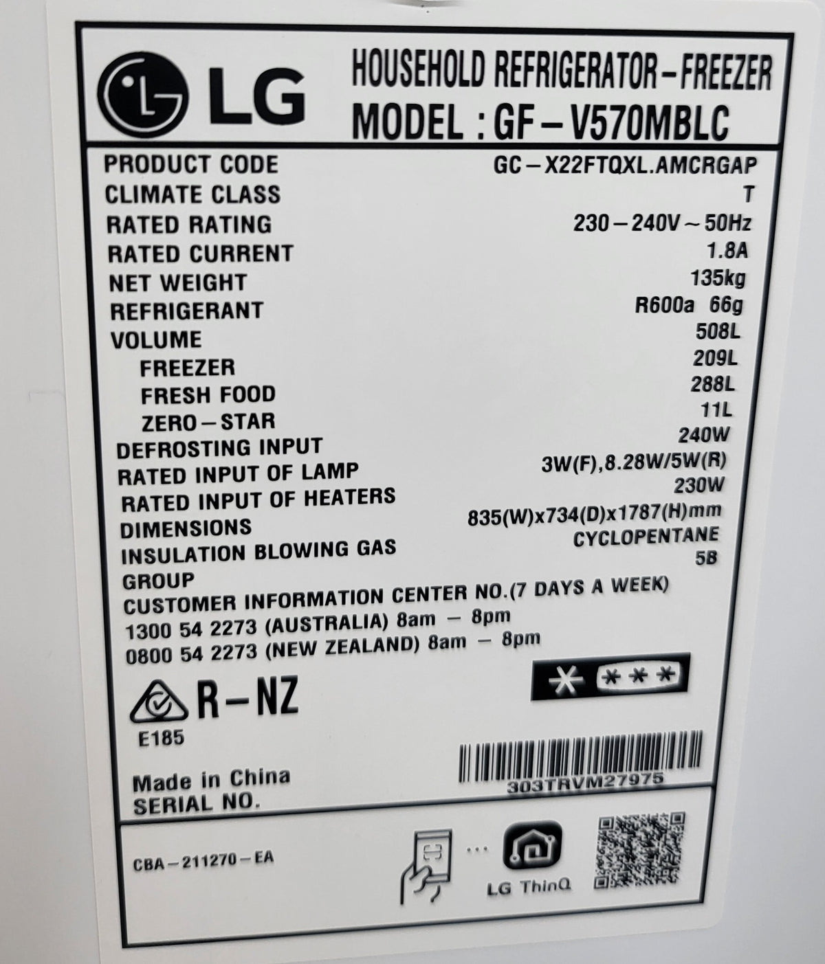 LG 508L InstaView™ Door-in-Door® French Door Fridge Cheap World Online