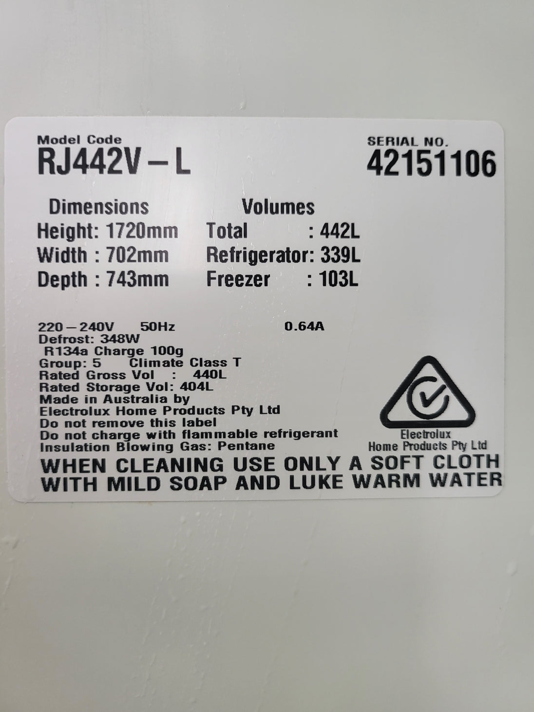 Westinghouse 442L Refrigerator Cheap World Online