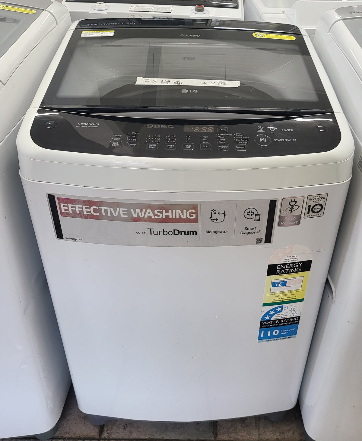 LG 7.5 kg top loader washing machine Cheap World Online