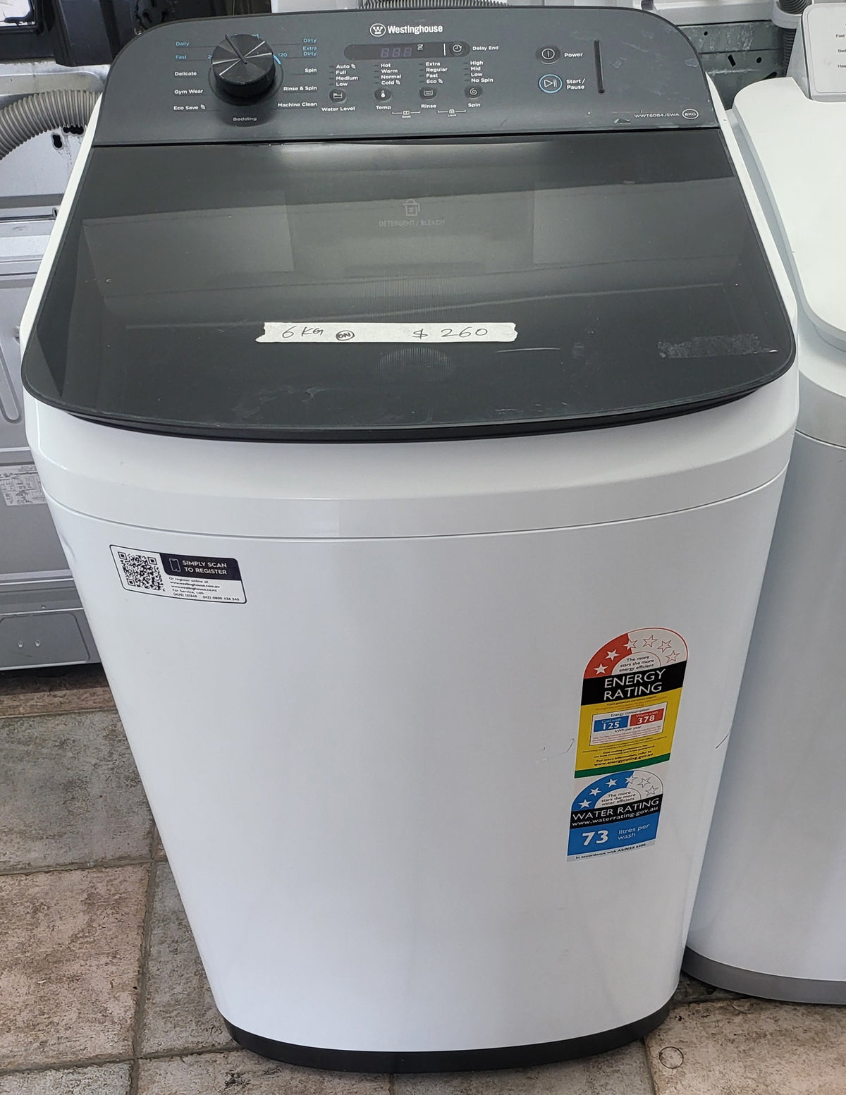 Westinghouse 6 kg top loader washing machine Cheap World Online