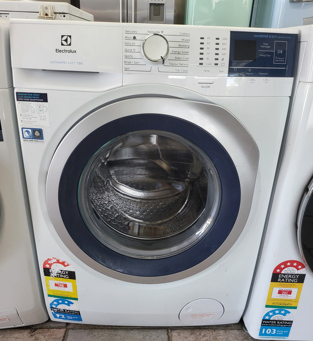 Electrolux 8.5 kg front loader washing machine Cheap World Online